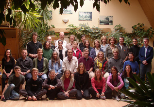 End of retreat photo call